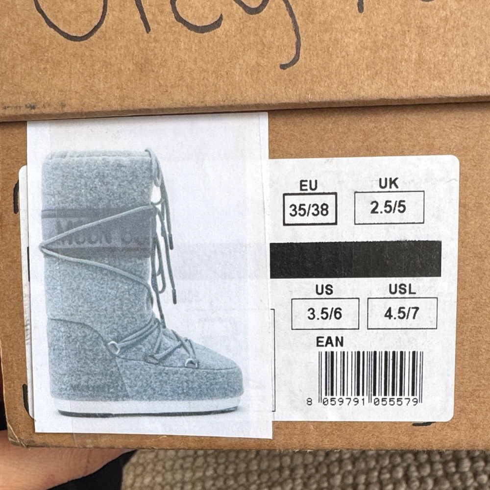 Moon Boot Gray Felt - Picture 6 of 6